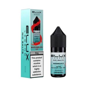 Elux Watermelon Ice, 10ml Nic salt, bottle and box