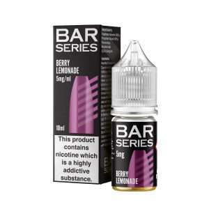 Bar Series Berry lemonade, 10ml nic salt bottle and box