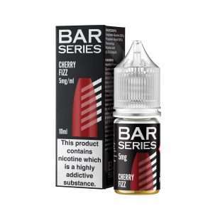 Bar Series Cherry Fizz, 10ml nic salt, bottle and box