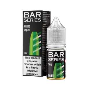 bar series mojito, Nic salt 10 ml, bottle and box